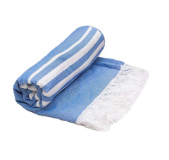 Mush 100% Bamboo Large Bath Towel 280 Gsm | Ultra Soft, Absorbent, Light Weight, & Quick Dry Towel For Bath, Travel, Gym, Beach, Pool & Yoga (Blue) 250 Tc