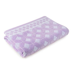 Brodloom Cotton 1 Bath Towel + 2 Hand Towels 950 Gsm | Ultra Soft, Quick Dry & Premium Gift Set Towel (Lavender)