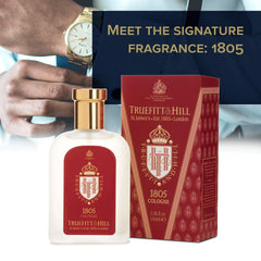 Truefitt & Hill  Cologne Perfume For Men 100ml - 3.3 Fl.oz.  | Fresh And Oceanic Long - Lasting Fragrance | Top Notes Of Bergamot And Cardamom
