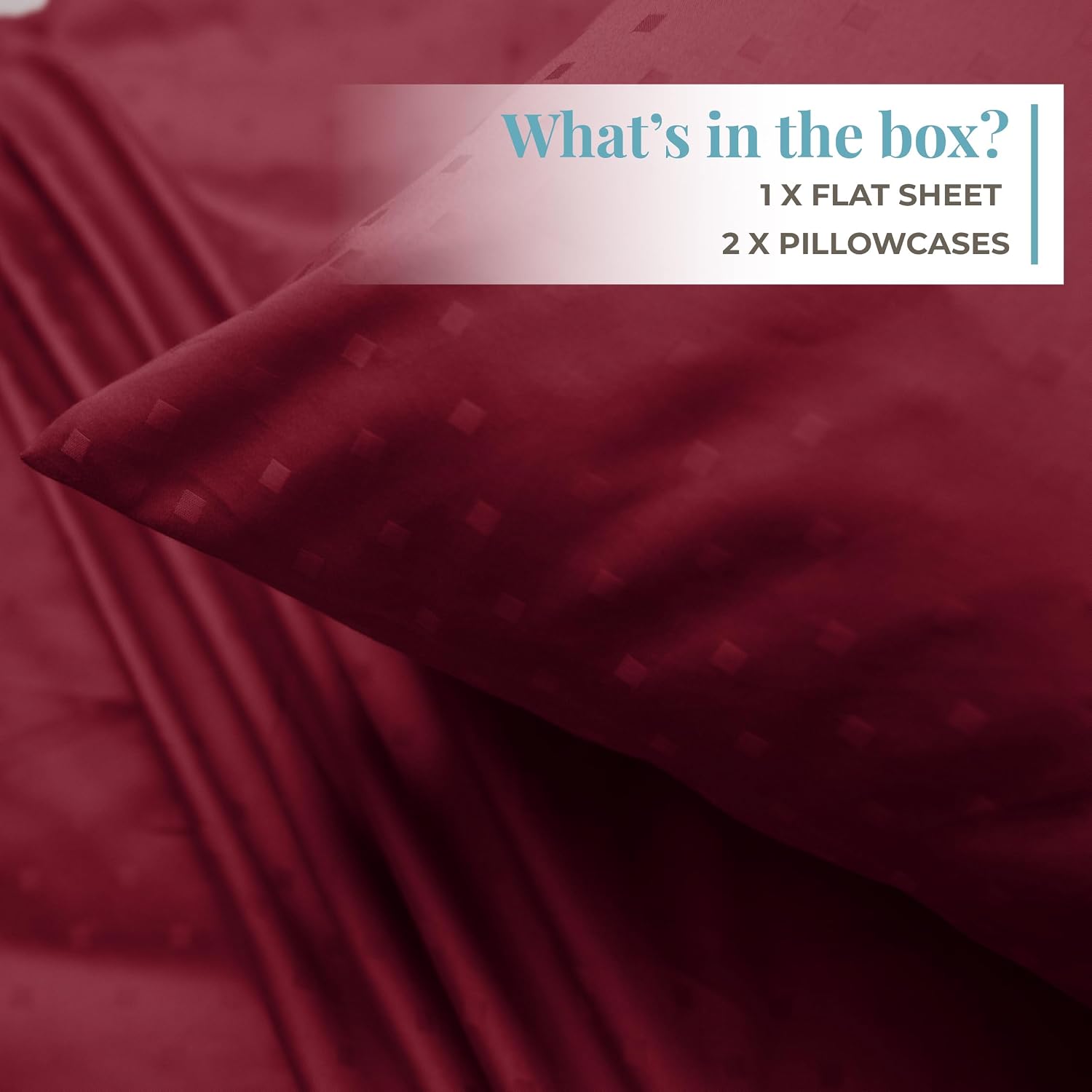 Cotton Flat Bedsheet For Double Bed With 2 Pillow Covers - 90x100 Inches, Maroon | Ideal For Guest Houses, & Daily Home Use Queen Size Bed Sheet