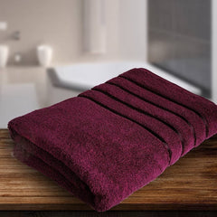 Dryhug Premium Cotton Extra Large Bath Towel 500 Gsm | Soft Luxury Bath Towel (Maroon)