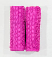 Bombay Dyeing Tulip 100% Soft Cotton Hand Towels 1200 Gsm (Purple) - Set Of 6