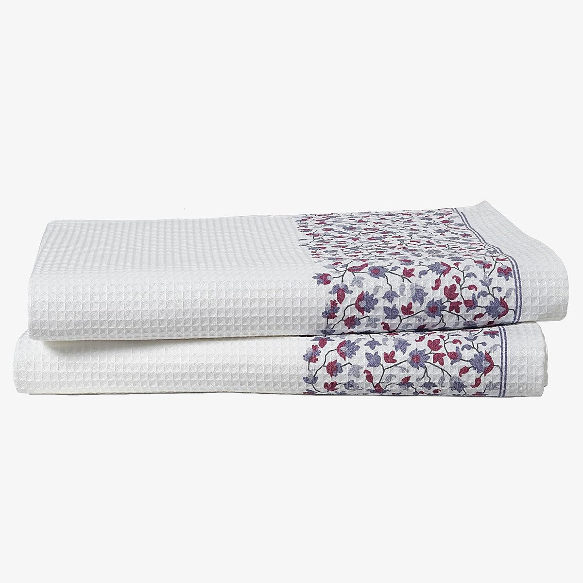 Lane Linen Waffle Bathroom Towels 920 Gsm | 100% Cotton Bath Towel Extra Large Super Absorbent Hotel & Spa Quality Shower Towels -White (Pack Of 2)