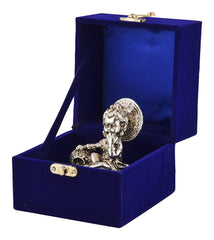 God Idol Laddu Gopal Murti, Silver Plated, Bal Krishna Idol, Aluminium, Statue, Handmade, All Occasion, Showpiece Idols | Best Gift Option, Krishna Murti