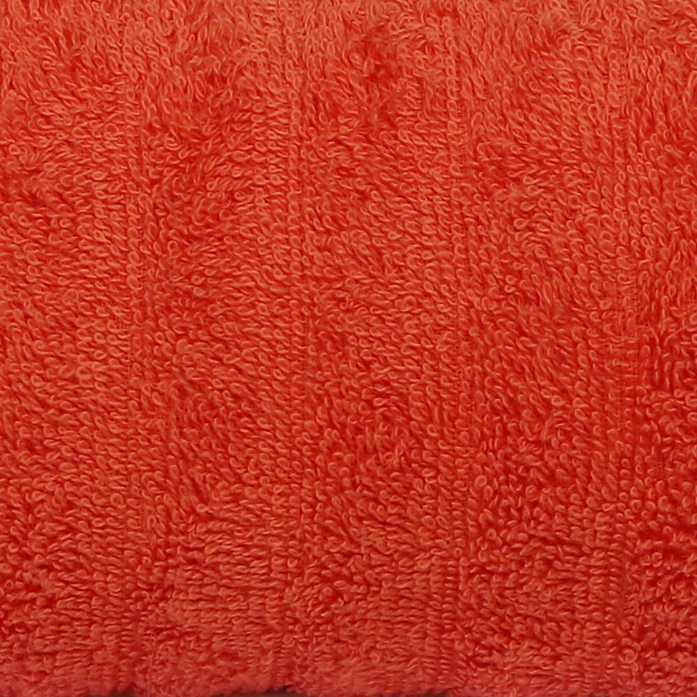 Casa Copenhagen Egyptian Cotton Waffle Large Size Bath Towel 500 Gsm (Orange)