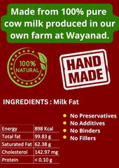 Organic Cow Ghee By Dairy Dame | Traditional Kerala Cow Ghee Curd-Churned Bilona Ghee For Support Immunity | (500ml) 16.9 Ounce | Jar Pack