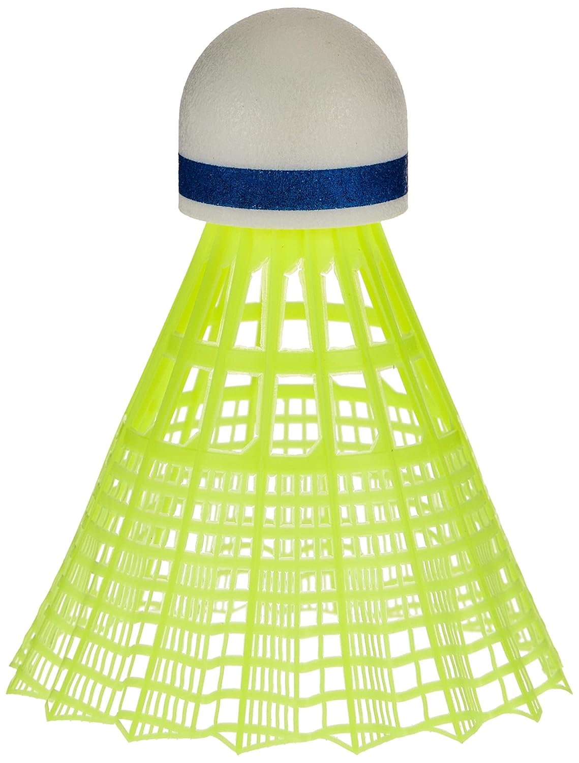 Yonex Mavis 10 Badminton Shuttlecocks Nylon | Yellow , Pack Of 6 , Cork Base & Nylon Skirt