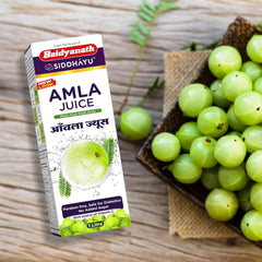Baidyanath Asli Ayurved Amla Juice Rich Source Of Vitamin C And Natural Immunity Booster | 1 Litre 2.2lbs