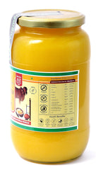 Premium A2 Danedar Desi Sahiwal Cow Ghee By Yugmantra Organic Foods | Rich In Nutrients Healthy & Protein Fiber Desi Ghee Perfect For Heart Health | 1 Liters 33.8 Ounce | Jar Pack