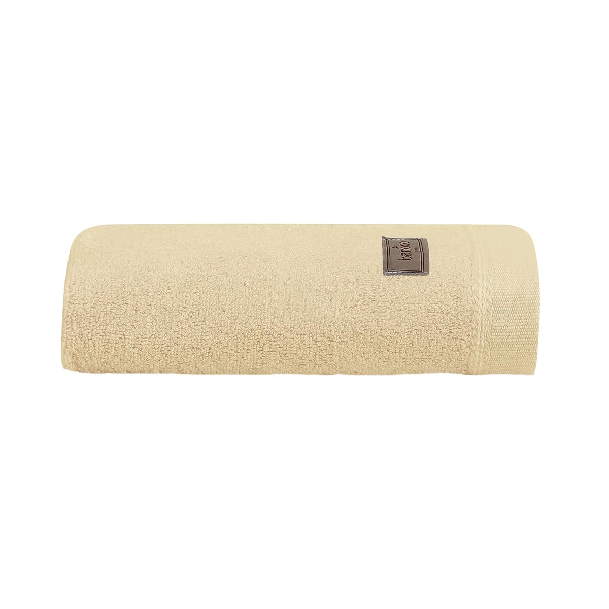 Spread Spain Bamboo Hand Towel 360 Gsm | Ultra Soft Absorbent & Quick Dry Towel For Daily Use, Gym, Pool, Travel, Sports & Yoga (Beige)