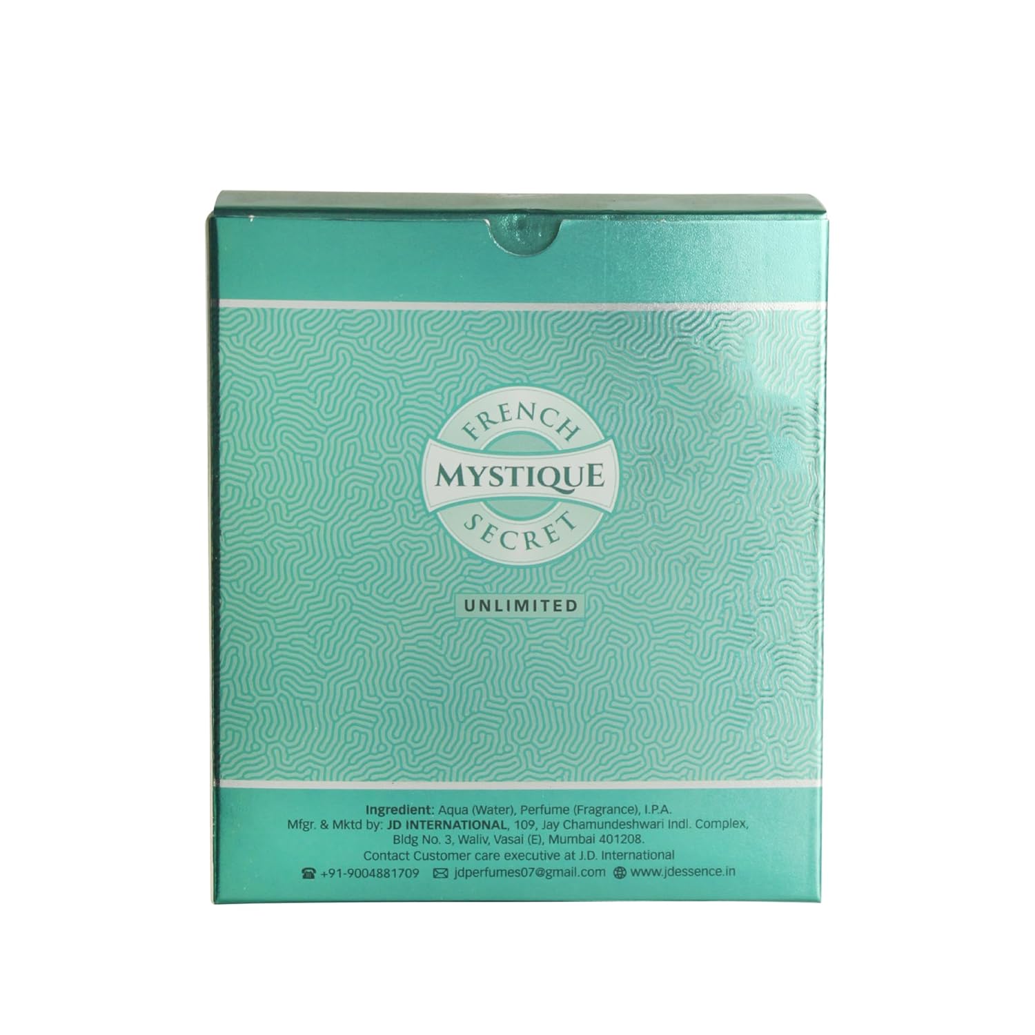 JD International Mystique Unlimited Perfume For Men & Women - 100ml, 3.4 Fl.oz. | French Secret | Long Lasting Fragrance