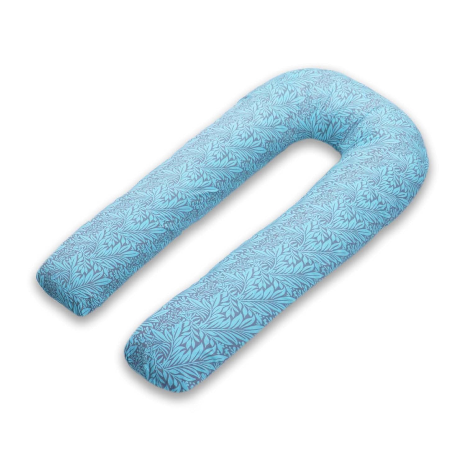 U Shaped Pregnancy Pillow, Maternity Pillow, 100% Cotton, Removable Cover, Tree Of Life Deign, Sky-Blue | Super Premium Pillow For Sleeping, Versatile Use, Pregnocare Microfibers Pillow