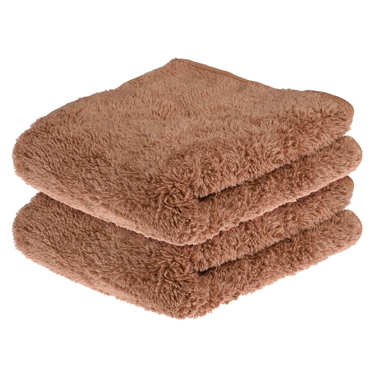Kuber Industries Cleaning Towel 300 Gsm | Reusable Cleaning Cloths For Kitchen, Duster, Cleaning Towel (Brown) Pack Of 2