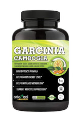 Adorreal Garcinia Cambogia, Green Tea, Green Coffee, Curcumin, Ginger & Black Pepper Extract Weight Loss Supplement, Improves Digestion | 120 Capsules 150gm 0.3lbs