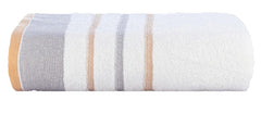 Casa Copenhagen Egyptian Cotton White Bay 1 Pcs Large Bath Towel 500 Gsm (Light Grey/Beige)