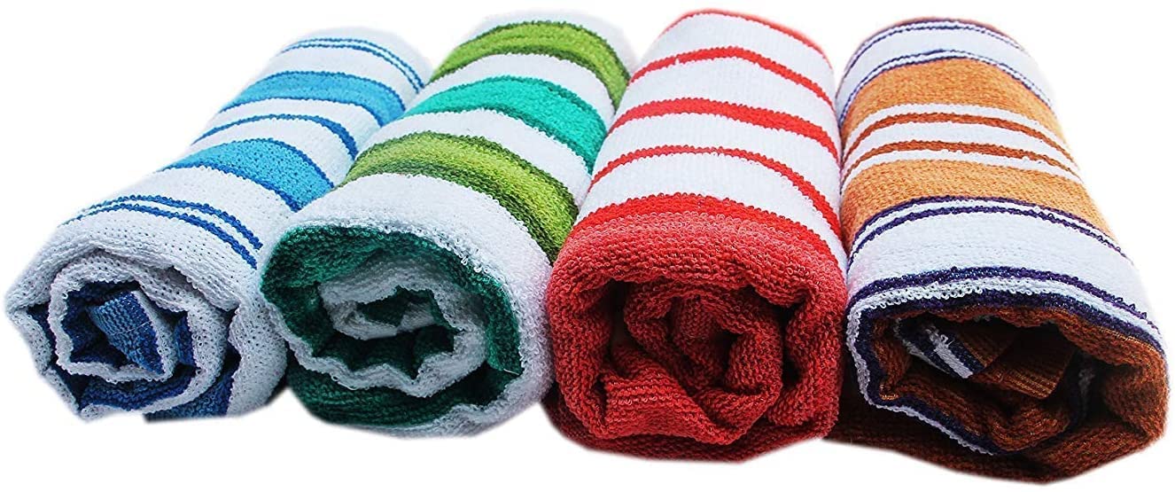 Cotton Hand Towels 600 Gsm (Multicolour)- Set Of 6