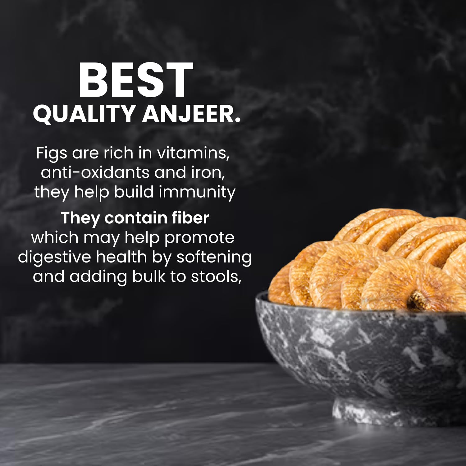 Pure Natural Afghani Anjeer Dried Figs By BRnow Berryz 5kg, | Natural & Best In Quality Anjeer Nutritious Snack | 176.3 Ounce