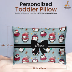 Personalized Pillow For Kids, Super Soft Cotton Kids Cushion - 12 X 18 Inches | Custom Name, For 5 Years Old Kids, Adorable Prints | For Head, Neck Support Baby Pillow - Pillow 10