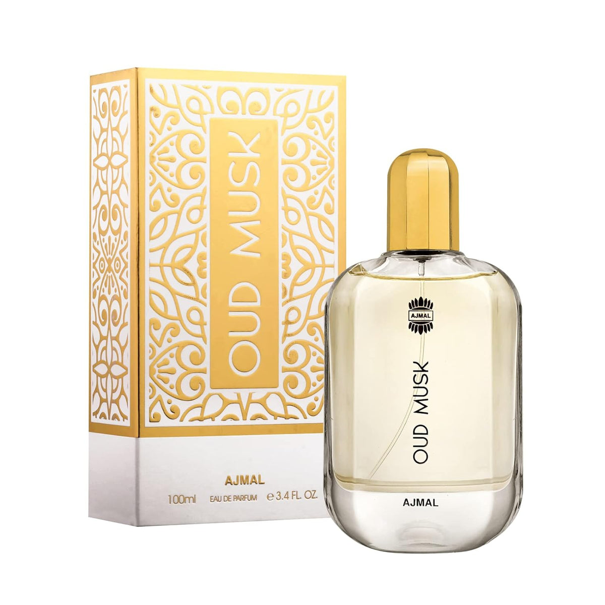 Ajmal Oud Musk Eau De Perfume 100ml 3.4 Fl.oz. Long Lasting | Gift For Men