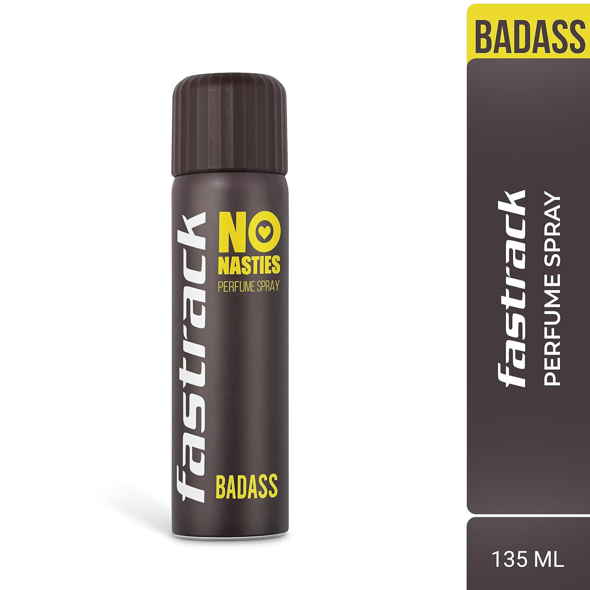 Fastrack No Nasties Badass Deodorant Perfume Spray 135ml 4.5 Fl.oz. Unisex Fragrance