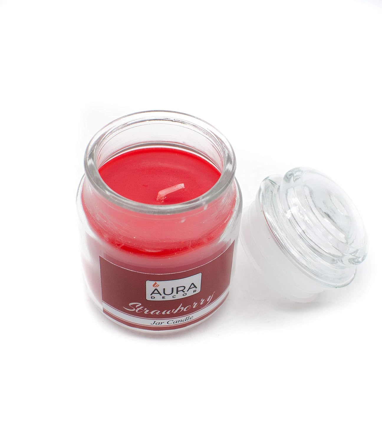 STRAWBERRY FRAGRANCE JAR CANDLE | PERFECT FOR INSTANT MOOD LIFTER PARAFFIN WAX