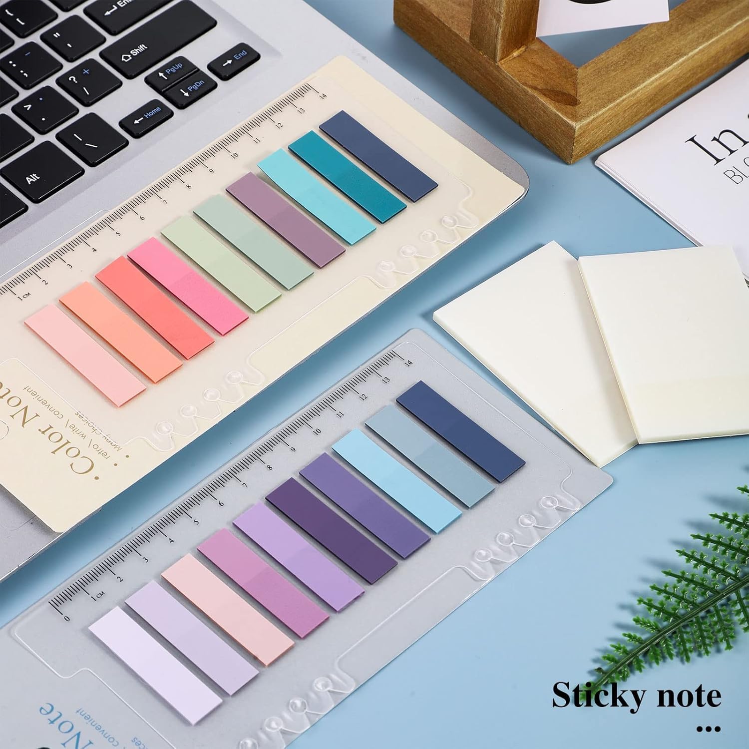 Sticky Book Tabs Markers Repositionable Flags Strip, 200 Pcs Notes Multifunctional - 1 Packs