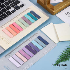 Transparent Sticky Note Tabs, Clear Tabs With Book Annotation Kits, Self-Stick Notes - 2 Packs