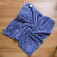 Fezora Microfiber Bath Towel 400 Gsm | Men & Women Large Size Ultra Soft, Quick Dry, Lightweight & Super Absorbent Towel (Dark Blue)
