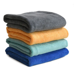 Yellow Weaves Super Soft Microfiber Hand Towels, Gym & Workout Towels 400 Gsm, Multicolour Set Of 4