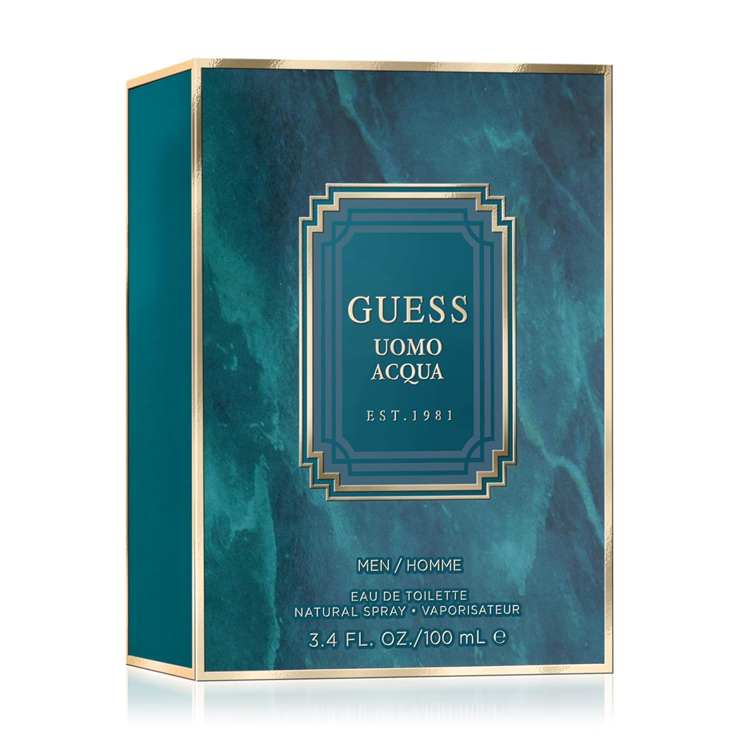 Guess Uomo Acqua EDT 100ml 3.4 Fl.oz.| Perfect Gift For Boyfriend | Long Lasting Fragrance