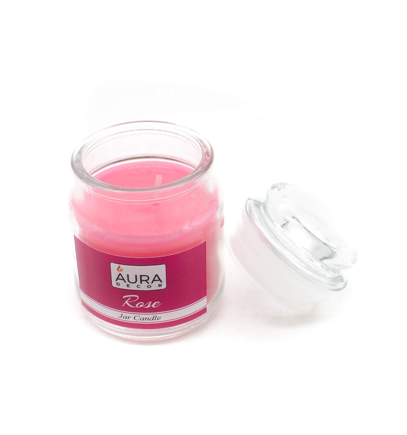 ROSE FRESH ROSES CUT FRAGRANCE JAR CANDLE | PARAFFIN WAX | PERFECT GIFT FOR LOVE