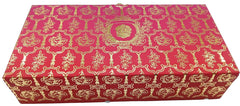 Designer Wodden Fancy Shagun Gift Boxes For Wedding, Shagun Cash Box Or Money Box With Mgi Printing For Wedding, Engagement, Holi, Diwali, Baby Showers, Colour - Pink, Pack Of 2
