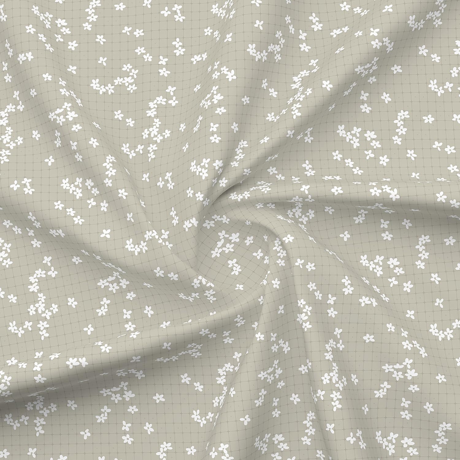 100% Cotton King Size Double Bedsheet Set With 2 Pillow Covers - 108 X 108 Inches, Grey | Good For Villas, Resorts, Guest Houses, & Daily Home Use