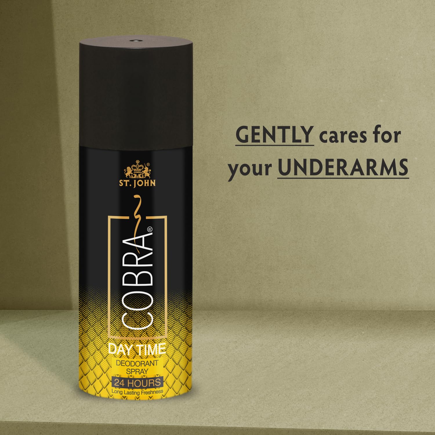 St. John Cobra Day Time Deodorant Men Body Spray 150ml 5.0 Fl.oz. |  Perfect Use For Partywear & Dailywear Perfume