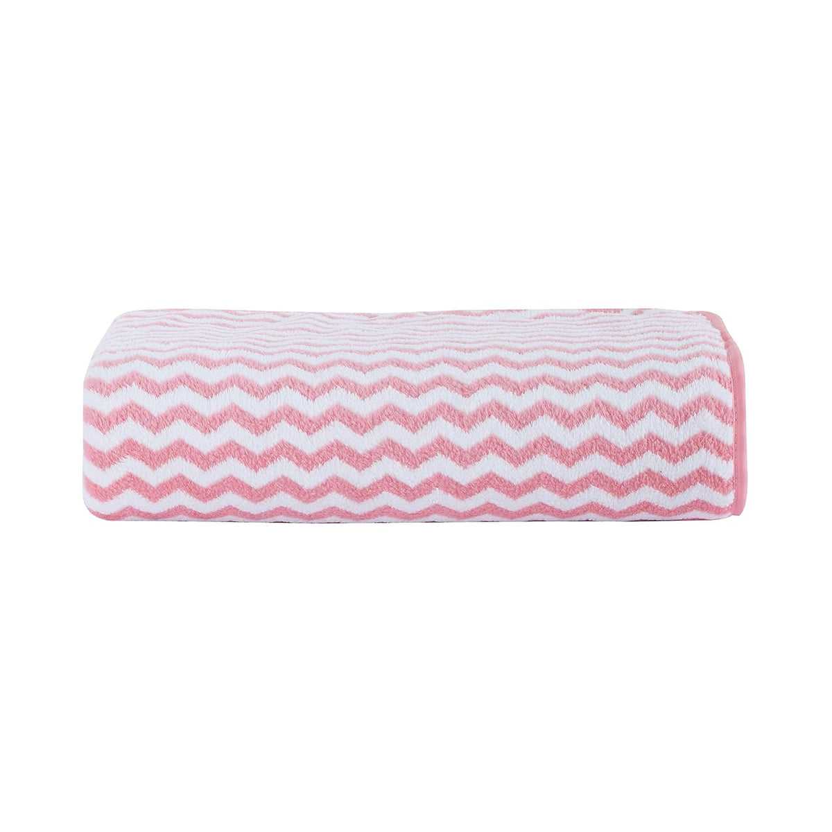 Spread Spain Microfiber Bath Towels 500 Gsm | Extra Soft Plush & High Absorbent Towel For Gym & Workout - Pack Of 1 (Pink)