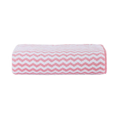 Spread Spain Microfiber Bath Towels 500 Gsm | Extra Soft Plush & High Absorbent Towel For Gym & Workout - Pack Of 1 (Pink)