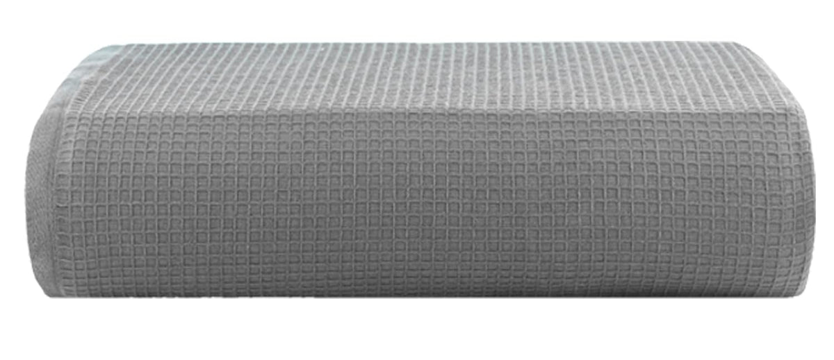 Casa Copenhagen Egyptian Cotton Waffle Large Bath Towel 500 Gsm (Grey Violet)