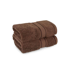 Mytrident Indulgence Collection Hand Towel 400 Gsm | 100% Cotton For Men & Women Hand Towel - Roasted Java (Pack Of 2)
