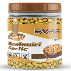 Evrr Organic Kashmiri Garlic Jar Lehsun, A Taste Of Himalayan Tradition, Handpicked Himalayan Single Clove Garlic For Strong Immunity, Helping The Body Defend Against Illnesses | 400gm 0.8lbs