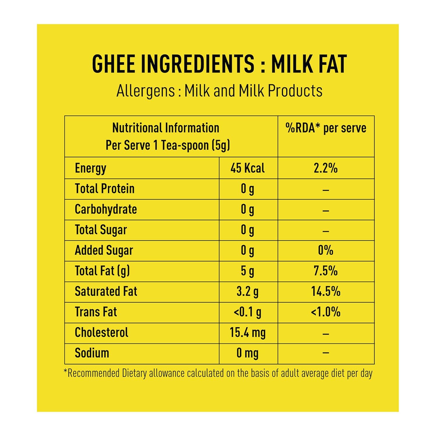 100% Pure Desi Daanedaar Cow Ghee By Kings Everyday | Rich Aroma & Taste Cow Ghee Ideal For Puja | 2 Litre (1 Litr * 2) 67.6 Ounce | Jar Pack