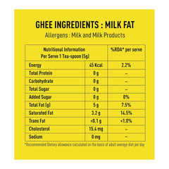 100% Pure Desi Daanedaar Cow Ghee By Kings Everyday | Rich Aroma & Taste Cow Ghee Ideal For Puja | 2 Litre (1 Litr * 2) 67.6 Ounce | Jar Pack