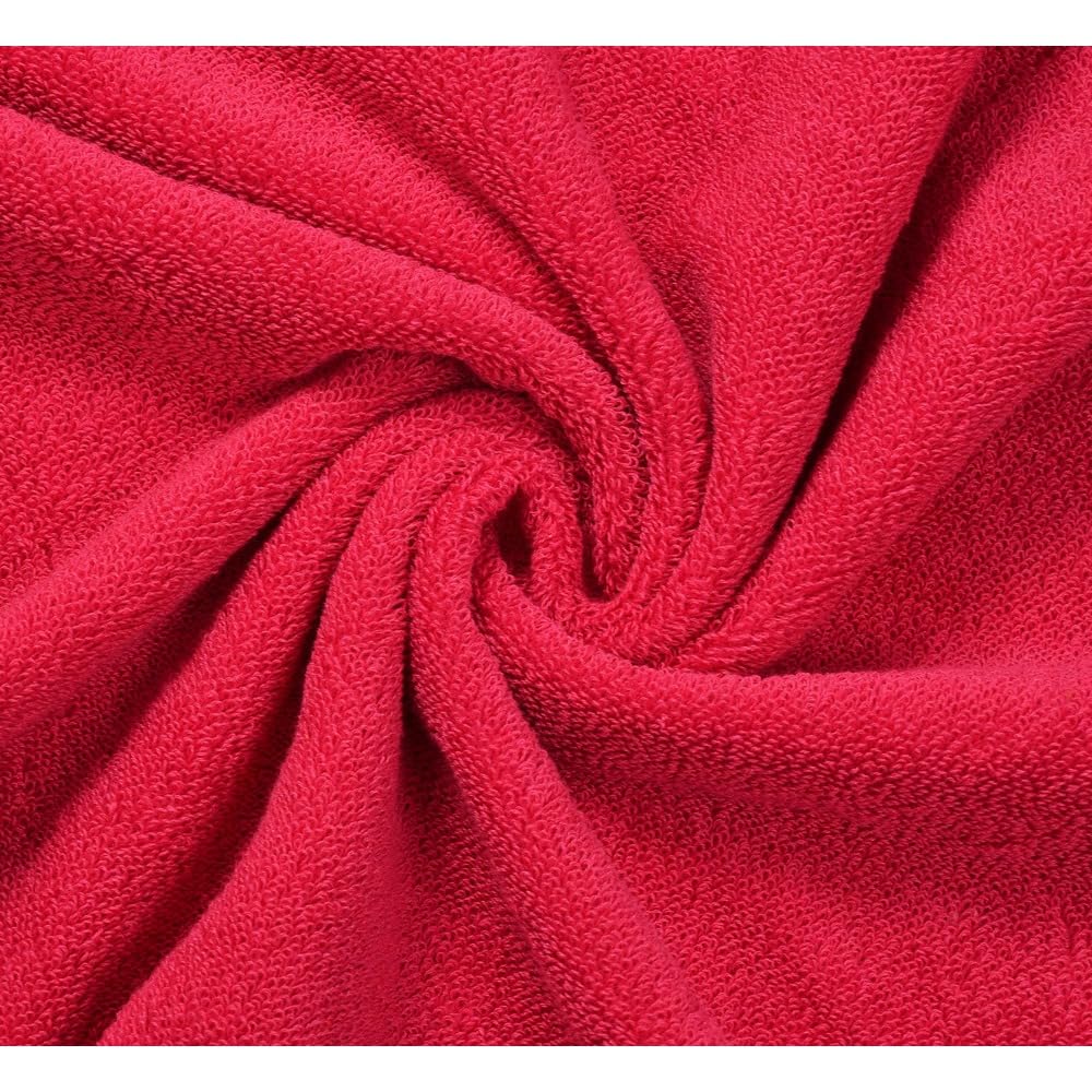 Dioris 100% Cotton Super Soft Bath Towel 600 Gsm | Ideal For Home, Gym & Spa Towel (Pink)