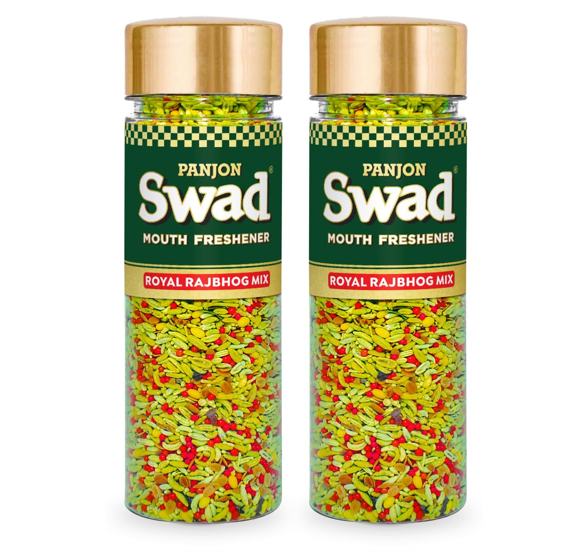 Panjon Swad Royal Rajbhog Mix Mukhwas 450gm, (225gm *2)