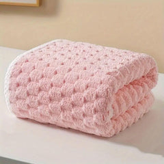 Linear Microfiber Hand Towels Small Size 300 Gsm | Face Towel For Men, Women & Babies Ultra Soft Absorbent, Quick Dry Towels | Pack Of 2 (Pink)