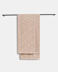 Jockey T102 Men'S Cotton Terry 600 Gsm | Ultra Soft & Durable Patterned Bath Towel (Nomad)