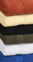 Pure Cotton Quick Dry Hand Towel 1200 Gsm | Luxury Quality, Cotton Hand Towels For Home, Kitchen & Sports (Multicolor) - Pack Of 6