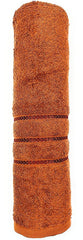 Bombay Dyeing Flora Small Size Bath Towel 500 Gsm - Rust Brown