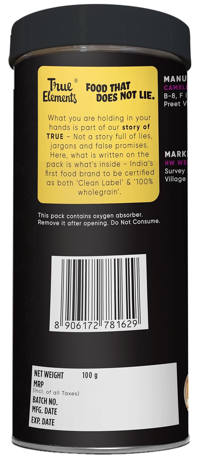 True Elements Spearmint Herbal Tea - 100gm, 3.5 Ounce | Helps In PCOS & PCOD - Ready To Drink Calming Tea | Caffeine Free Loose Leaf Tea