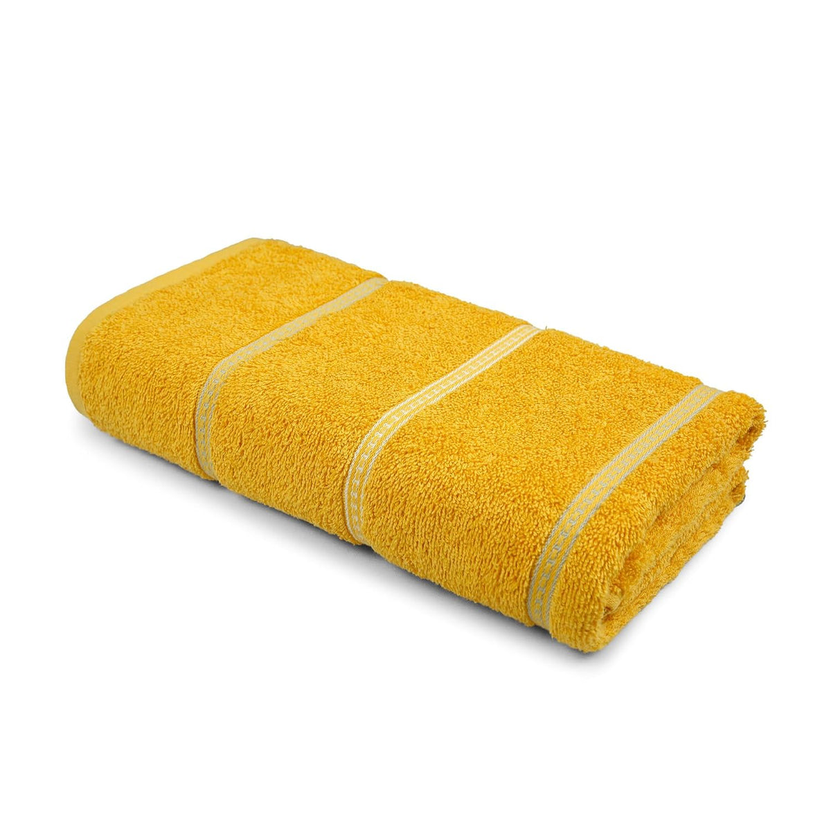 Mytrident Bath Towel Urban Comfort 450 Gsm | 100% Cotton Bath Towel (Drama Yellow)