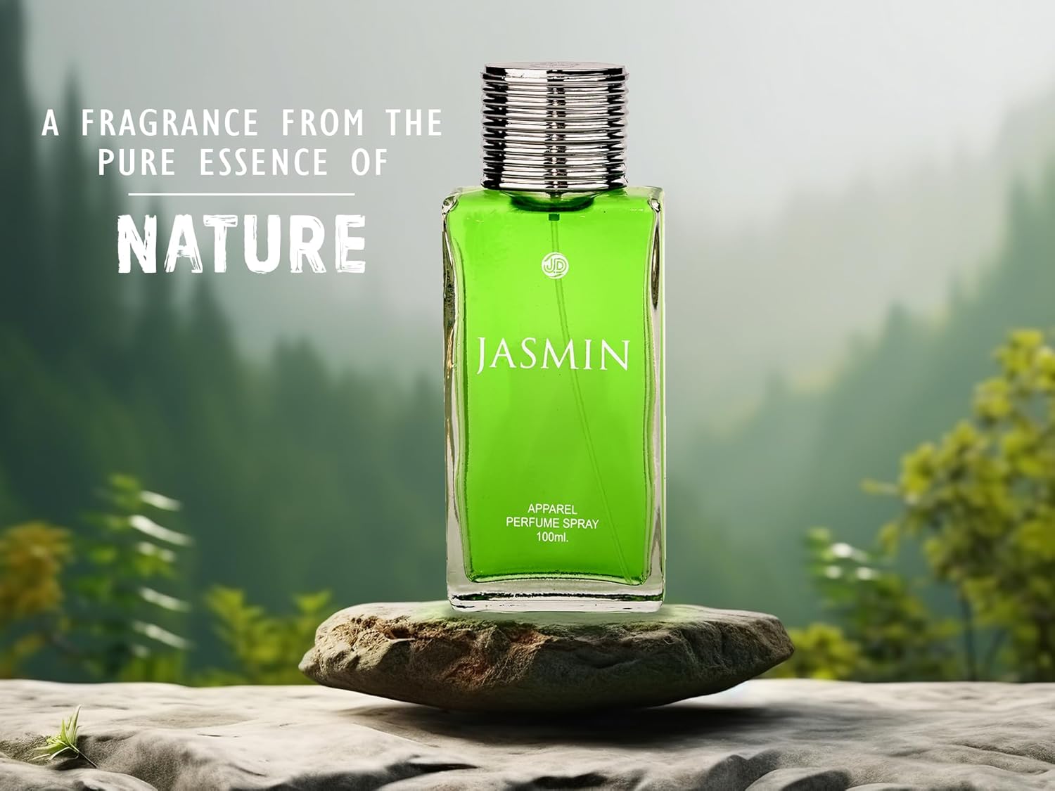 JD International Jasmin Apparel Unisex Perfume With Long Lasting Fragrance - 100ml, 3.4 Fl.oz. | Perfume For Men & Women